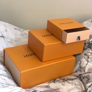 Authentic Louis Vuitton gift boxes x3